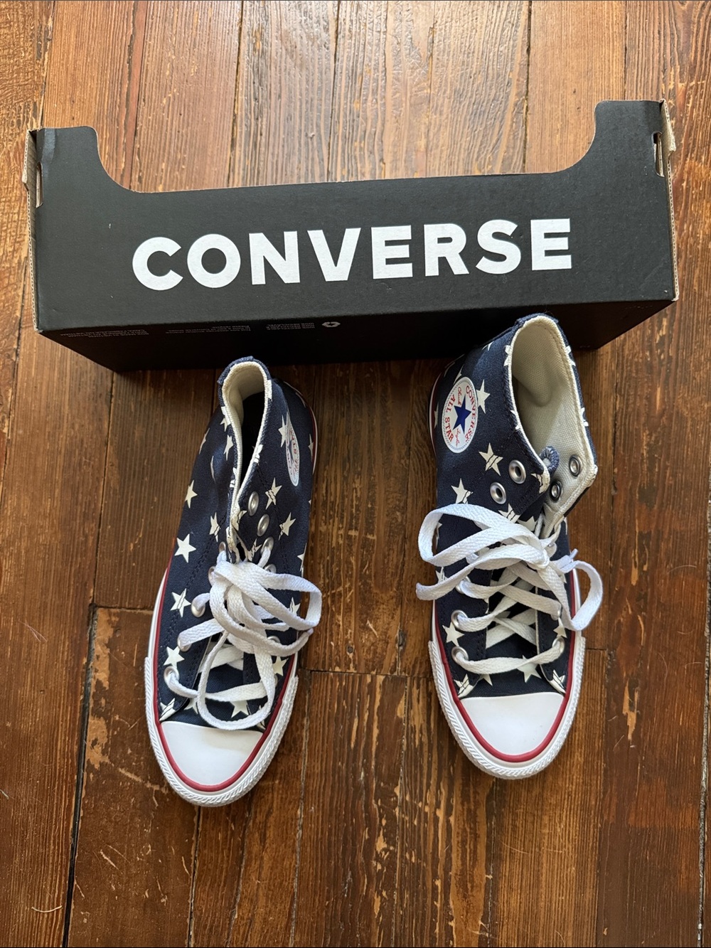 Converse Star Print High-Top Sneakers